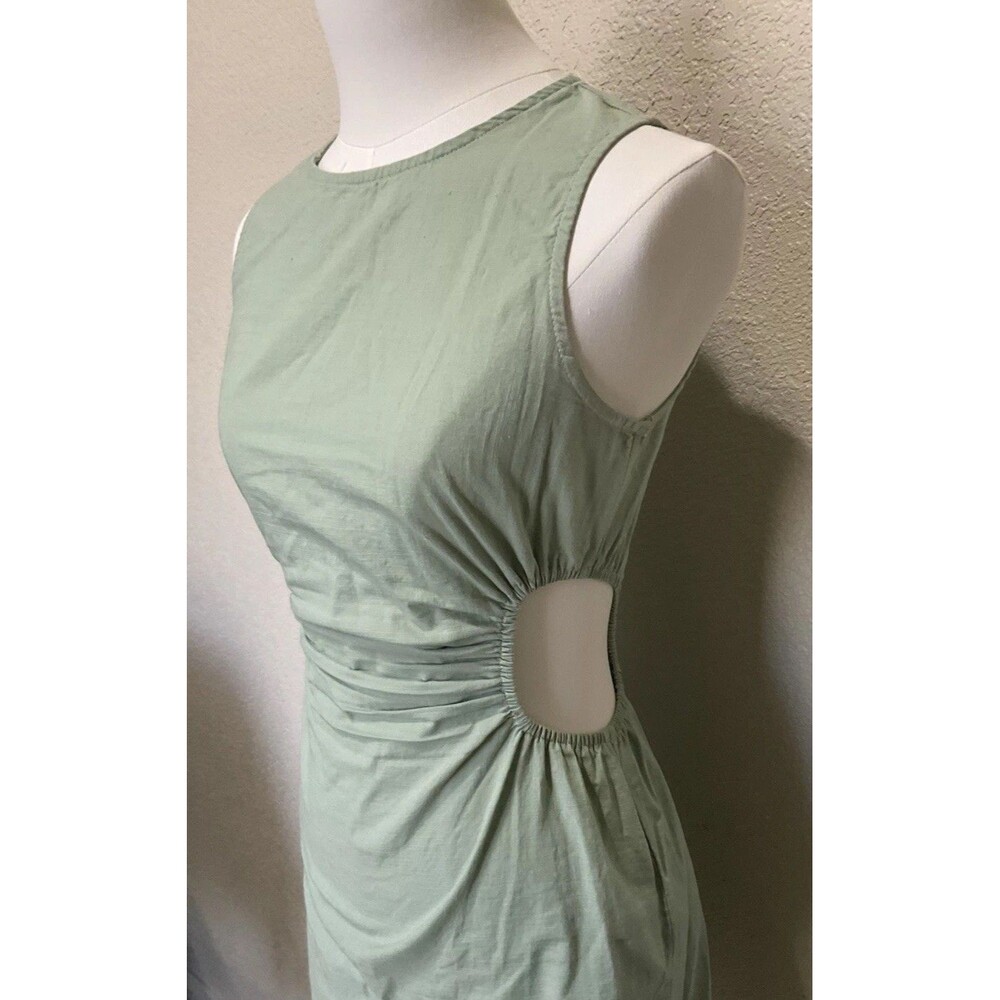 SHEIN, Women’s, Sleeveless Dress, Waist Cut-outs, Sage Green, Size: XS - Picture 2 of 7